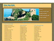Tablet Screenshot of china-map-guide.com